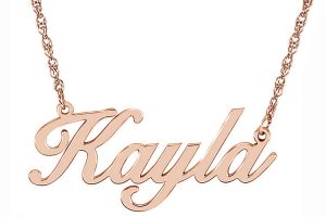 Cut out name jewelry