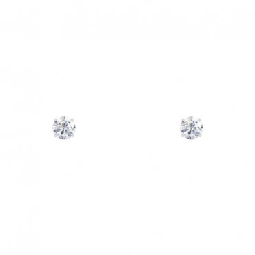 14Kt White Gold 4 Prong Natural Diamond Stud Earrings 0.10Ct... 14Kt White Gold 4 Prong Natural Diamond Stud Earrings 0.10Ct...