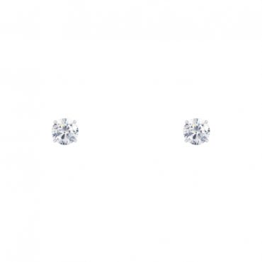 14Kt White Gold 4 Prong Natural Diamond Stud Earrings 0.15Ct... 14Kt White Gold 4 Prong Natural Diamond Stud Earrings 0.15Ct...